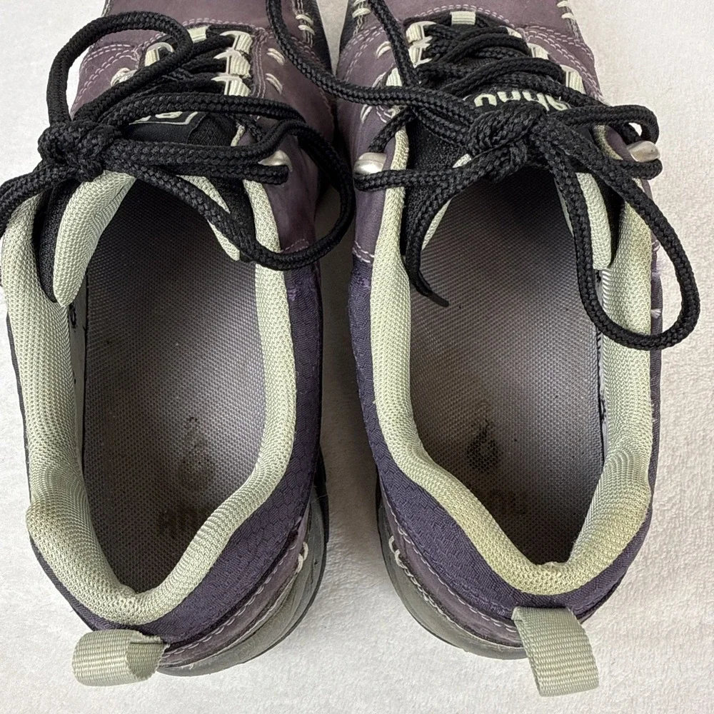 Ahnu Hiking Shoes Womens 9 Montara II Wine Tasting Low Top Waterproof Vibram